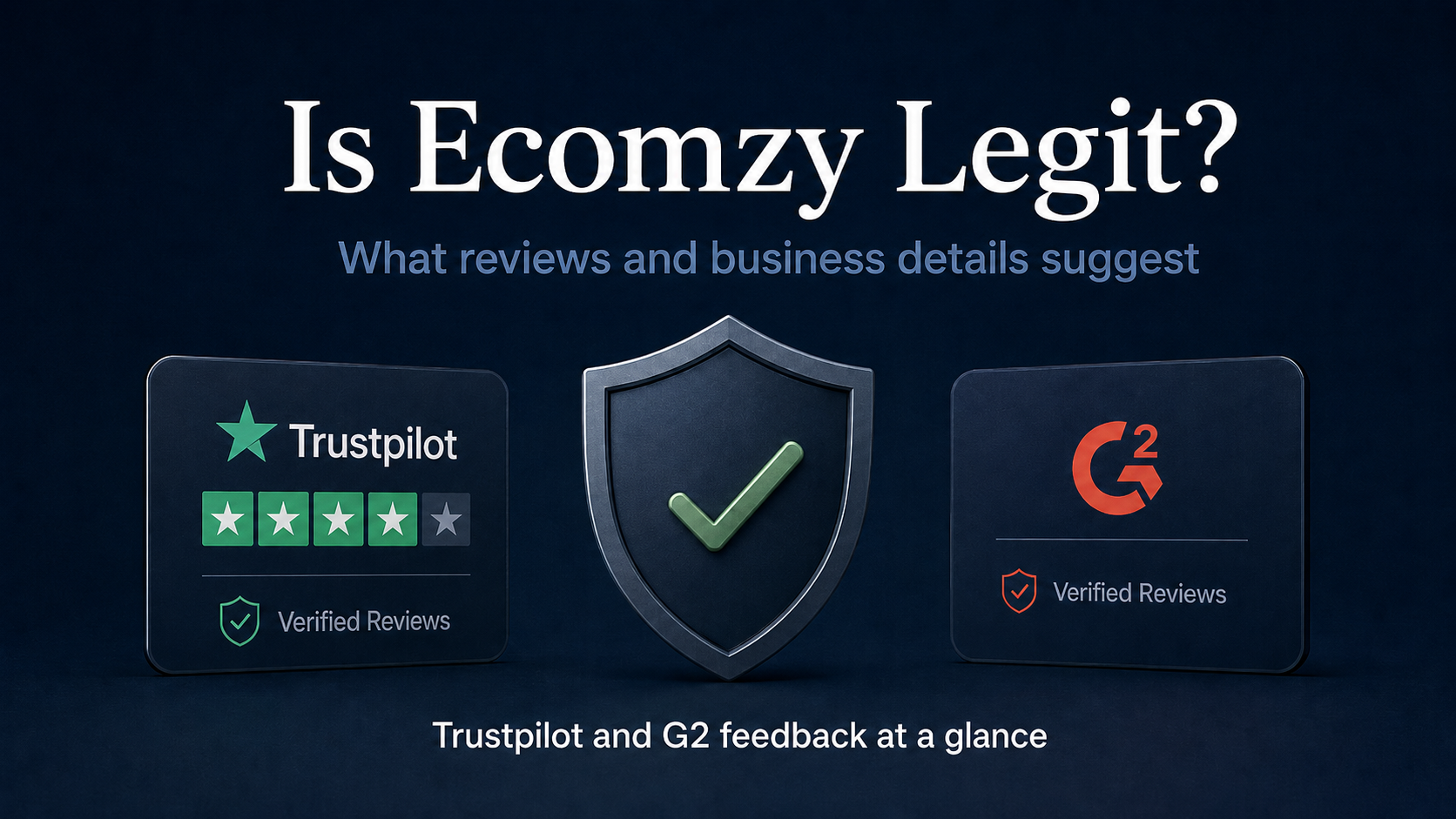 Is Ecomzy legit - verified registration and user reviews
