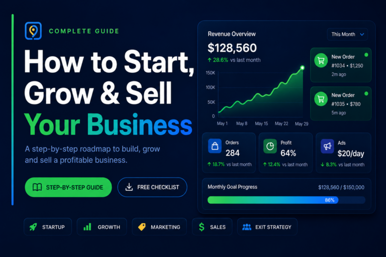 Sellvia Complete Guide and Review: How to Start, Grow, and Sell Your Online Business Step by Step