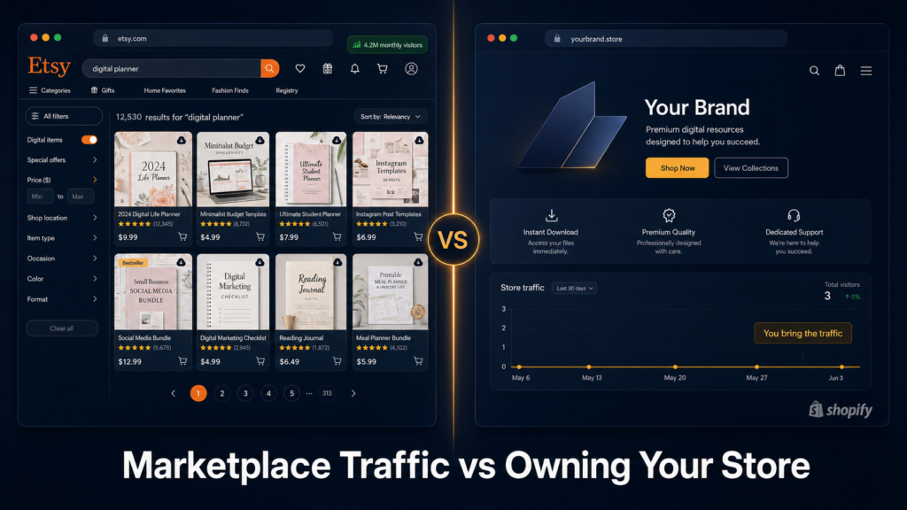Shopify vs Etsy