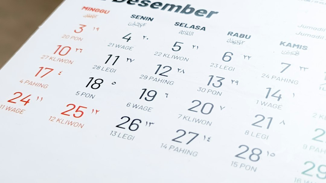 Calendar representing the Sellvia Mall Business Pass trial and recurring billing cycle