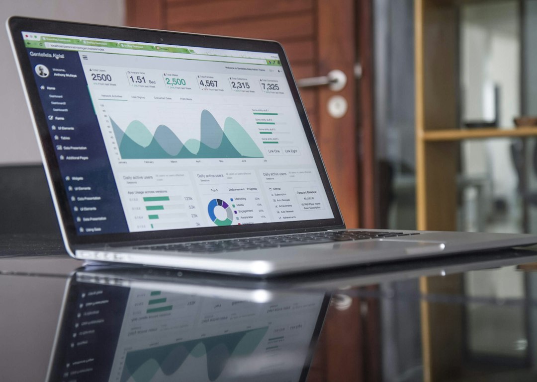 Laptop analytics screen illustrating ecommerce software costs and app stack budgeting