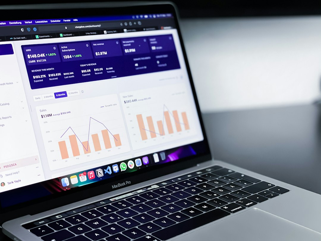 Software analytics dashboard used to illustrate ecommerce app stack analysis