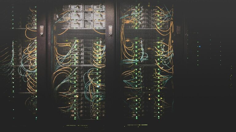 Server infrastructure representing self-hosted WooCommerce ownership and hosting control