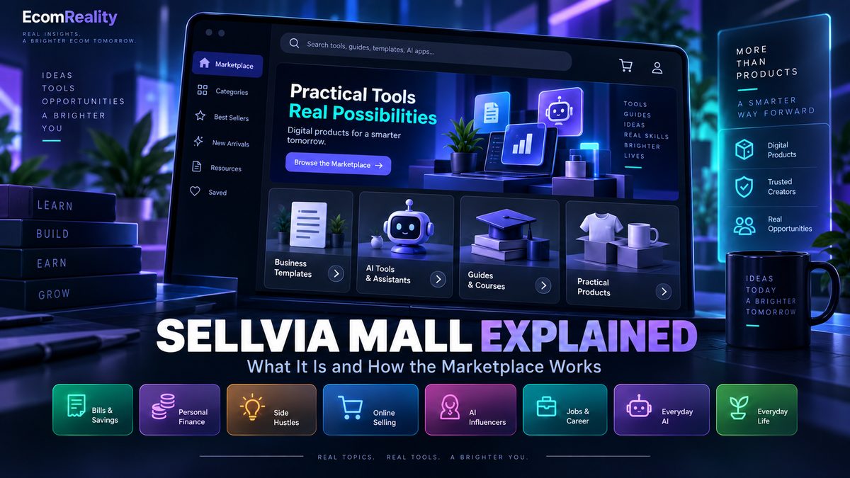 Sellvia Mall Explained - what it is and how the marketplace works