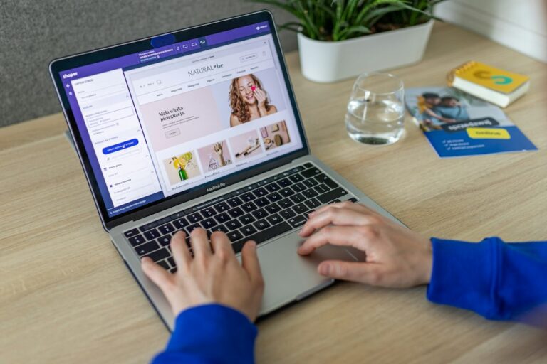Online marketplace workspace representing Ecomzy Mall digital products
